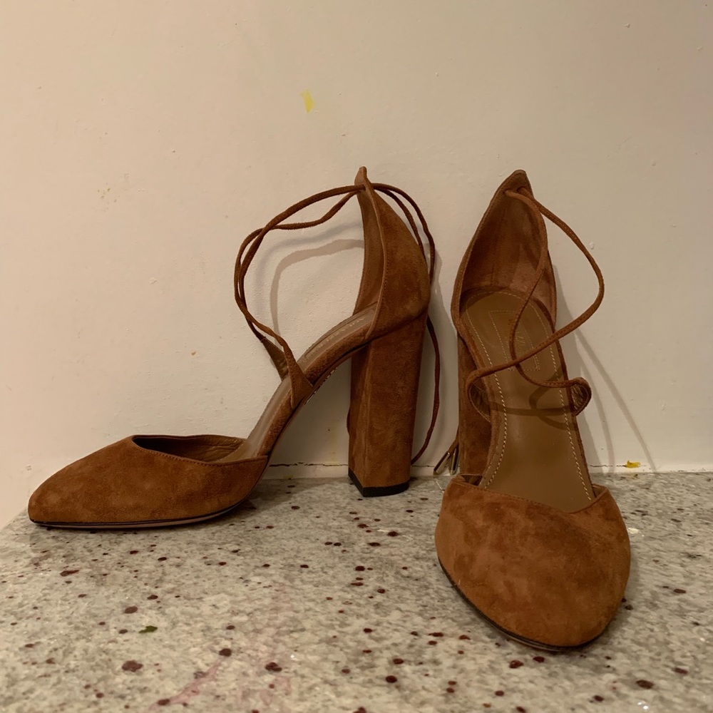 Aquazzura Tan Pumps